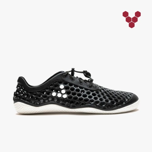 Vivobarefoot Ultra III Bloom Svart Sandaler Herre [2-CPQU]